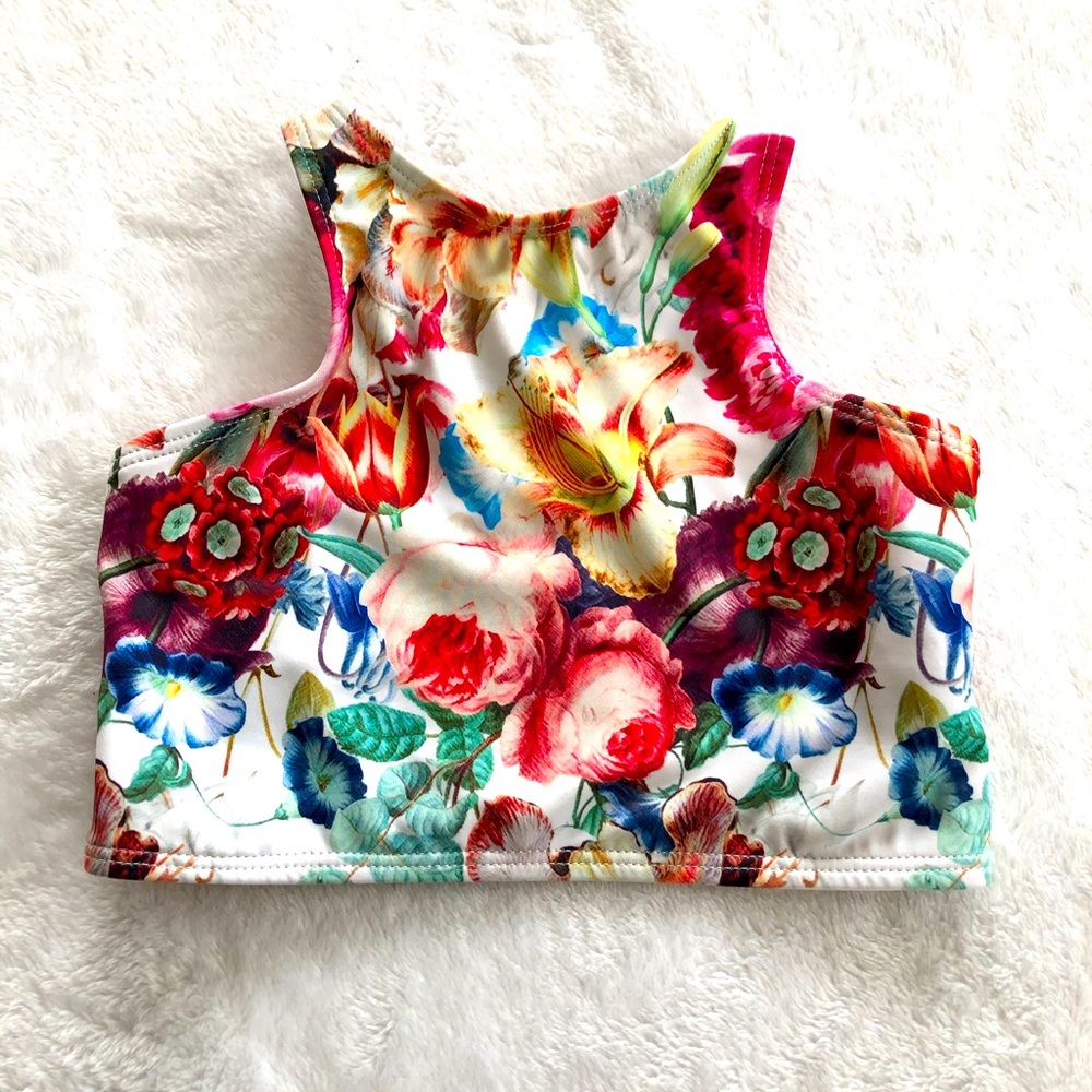 2/3 yr kortni jeane racer back floral swim top